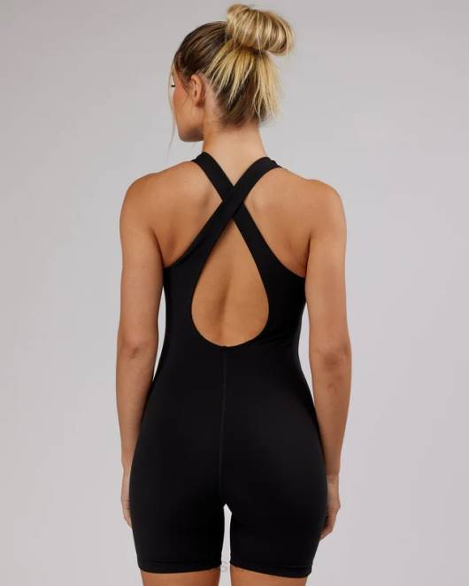 Z8RH509 LSKD Frauen Boost-Body – Schwarz Bekleidung