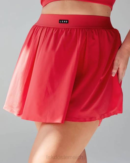 Z8RH802 LSKD Frauen Ace-Rock - Scharlachrot Bekleidung