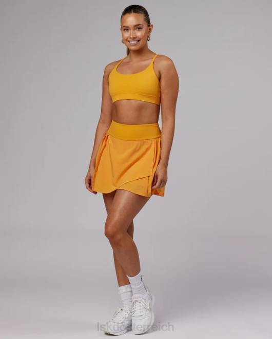 Z8RH806 LSKD Frauen Rallye-Rock – Butterscotch Bekleidung