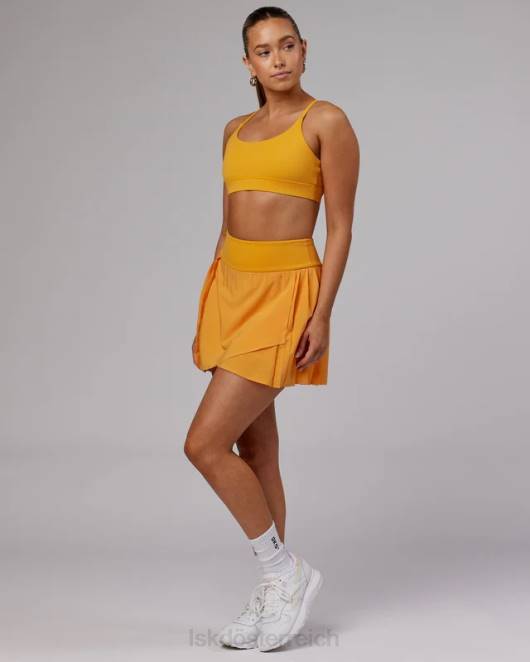 Z8RH806 LSKD Frauen Rallye-Rock – Butterscotch Bekleidung