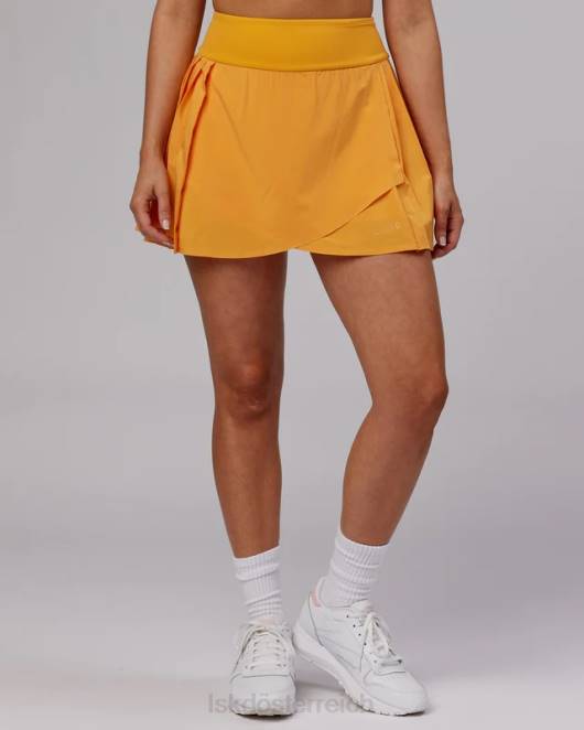 Z8RH806 LSKD Frauen Rallye-Rock – Butterscotch Bekleidung