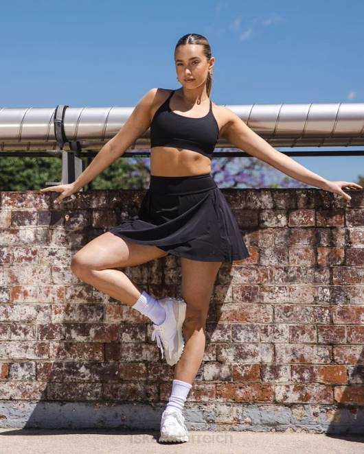 Z8RH808 LSKD Frauen Rallye-Rock – schwarz Bekleidung