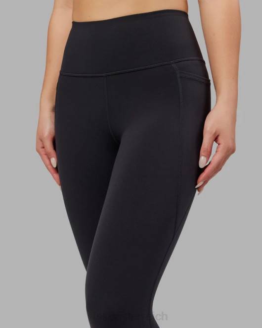 Z8RH557 LSKD Frauen Flux 3/4 lange Leggings – Schwarz Bekleidung