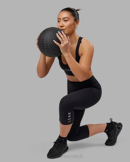 Z8RH557 LSKD Frauen Flux 3/4 lange Leggings – Schwarz Bekleidung