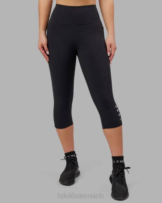 Z8RH557 LSKD Frauen Flux 3/4 lange Leggings – Schwarz Bekleidung