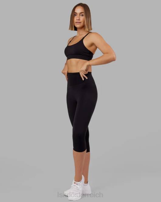 Z8RH559 LSKD Frauen Elixir 3/4-Leggings – Schwarz ohne Logo Bekleidung