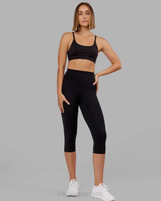 Z8RH559 LSKD Frauen Elixir 3/4-Leggings – Schwarz ohne Logo Bekleidung