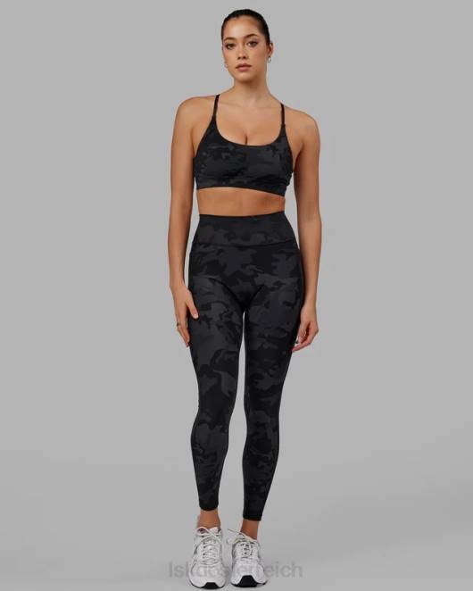 Z8RH560 LSKD Frauen Fusion-Leggings in voller Länge – schwarzes Tarnmuster Bekleidung