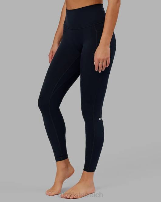 Z8RH561 LSKD Frauen Fusion-Leggings in voller Länge – Marineblau Bekleidung