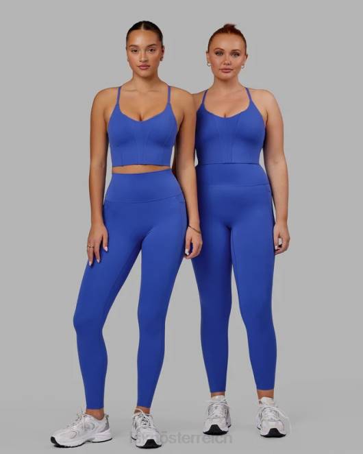 Z8RH575 LSKD Frauen Elixir-Leggings in voller Länge mit Taschen – Power Cobalt Bekleidung