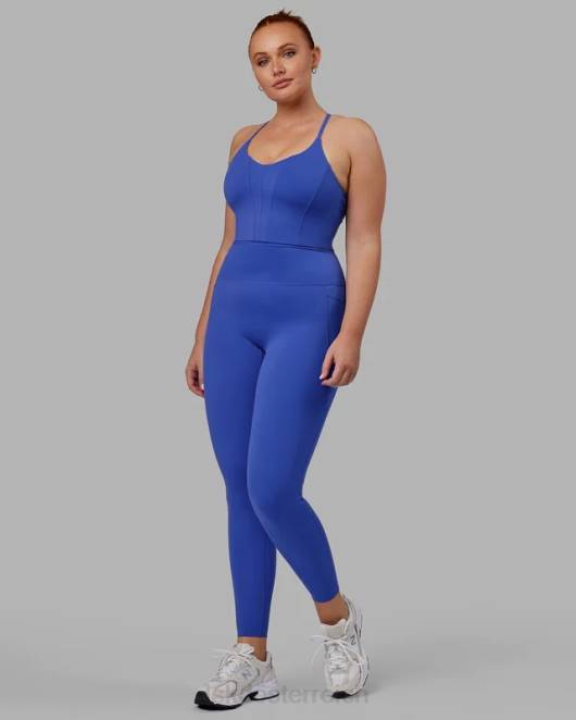 Z8RH575 LSKD Frauen Elixir-Leggings in voller Länge mit Taschen – Power Cobalt Bekleidung