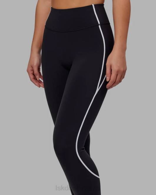 Z8RH578 LSKD Frauen Pulse-Leggings in voller Länge – Schwarz Bekleidung