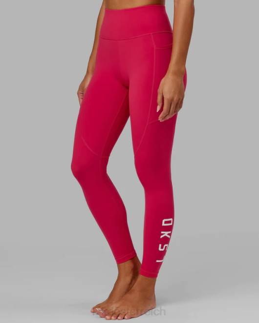 Z8RH582 LSKD Frauen Rep-Leggings in voller Länge – Boysenberry Bekleidung