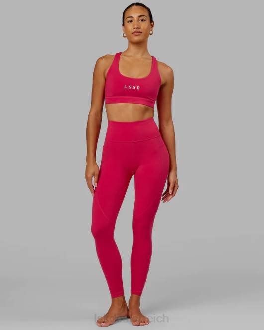 Z8RH582 LSKD Frauen Rep-Leggings in voller Länge – Boysenberry Bekleidung