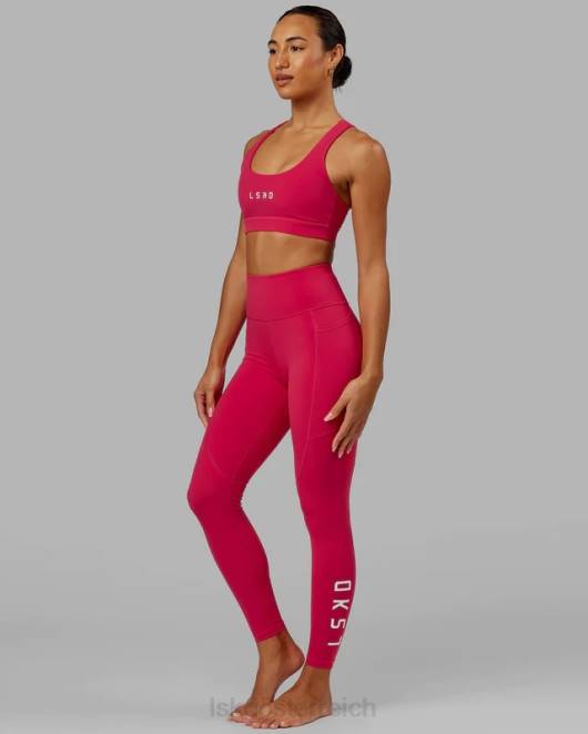 Z8RH582 LSKD Frauen Rep-Leggings in voller Länge – Boysenberry Bekleidung