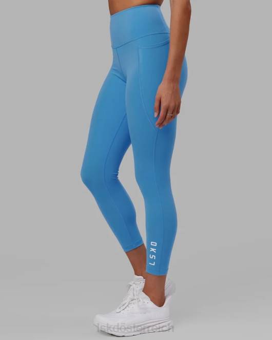 Z8RH586 LSKD Frauen Flux 7/8-Leggings – Azurblau Bekleidung