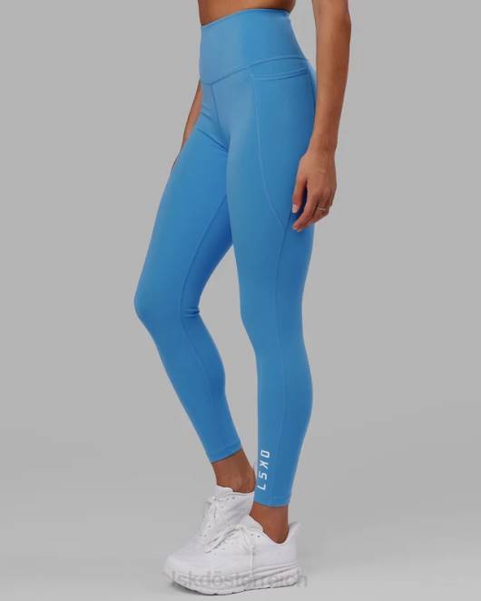 Z8RH595 LSKD Frauen Flux-Leggings in voller Länge – Azurblau Bekleidung