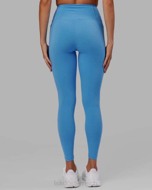 Z8RH595 LSKD Frauen Flux-Leggings in voller Länge – Azurblau Bekleidung
