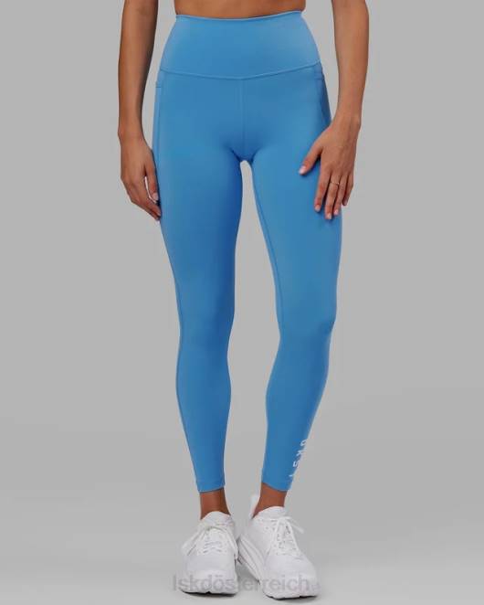 Z8RH595 LSKD Frauen Flux-Leggings in voller Länge – Azurblau Bekleidung