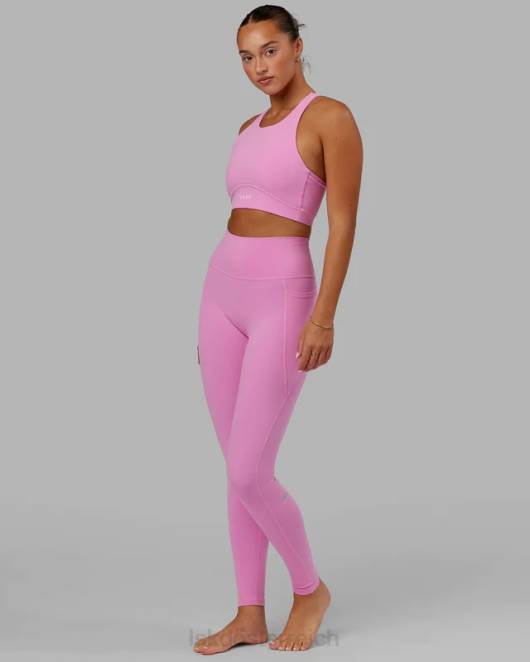 Z8RH596 LSKD Frauen X-lange Leggings „Fusion“ – Funkelndes Rosa Bekleidung