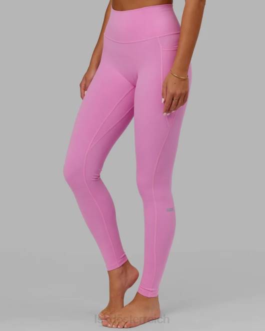 Z8RH596 LSKD Frauen X-lange Leggings „Fusion“ – Funkelndes Rosa Bekleidung