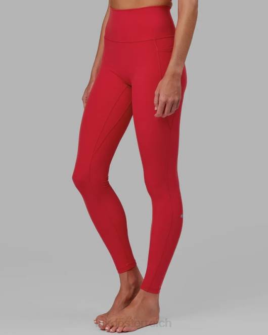 Z8RH626 LSKD Frauen Fusion x-lange Leggings – Scharlachrot Bekleidung