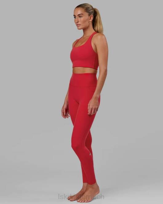 Z8RH626 LSKD Frauen Fusion x-lange Leggings – Scharlachrot Bekleidung