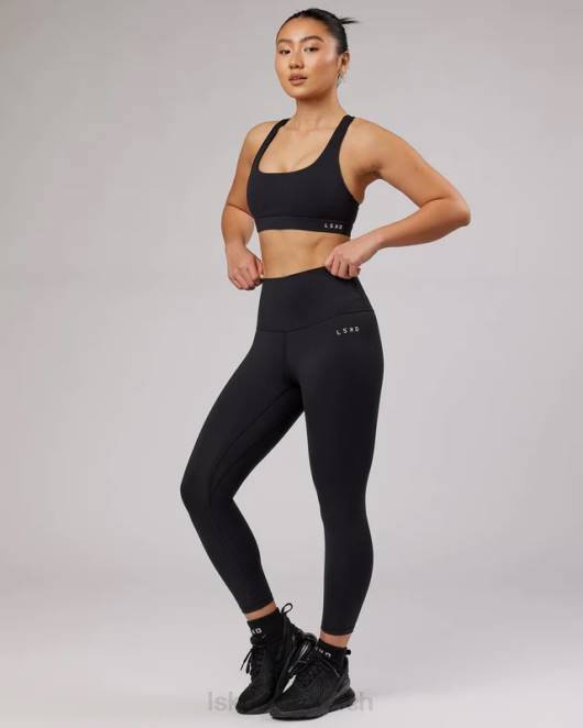 Z8RH644 LSKD Frauen Base 7/8-Leggings – Schwarz Bekleidung