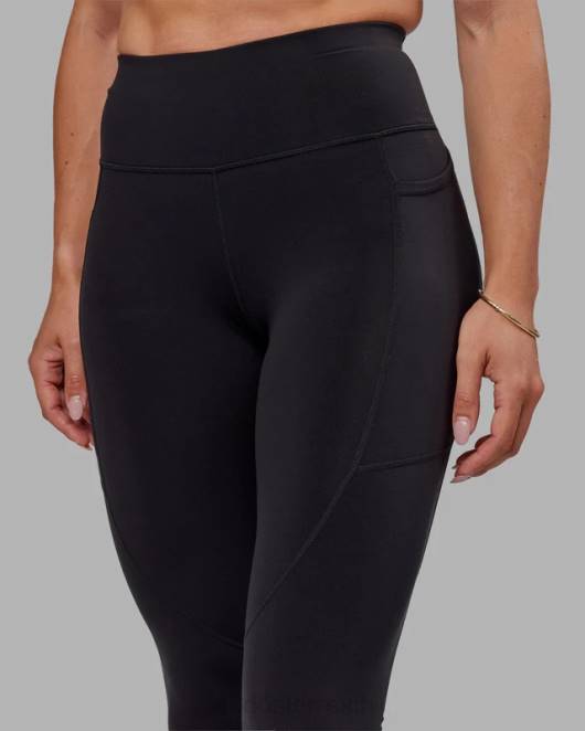 Z8RH651 LSKD Frauen Rep X-Long Leggings – schwarz-weiß Bekleidung