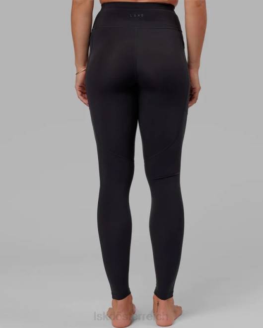 Z8RH651 LSKD Frauen Rep X-Long Leggings – schwarz-weiß Bekleidung