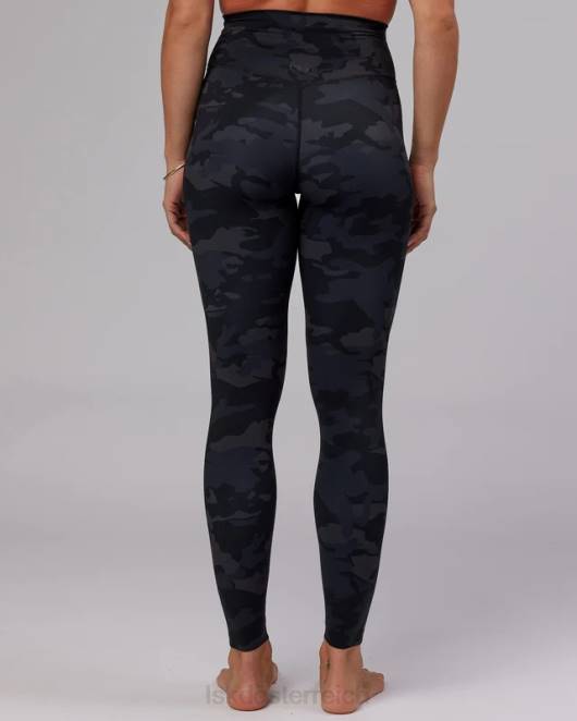 Z8RH660 LSKD Frauen Elixir x-lange Leggings – schwarzes Tarnmuster Bekleidung