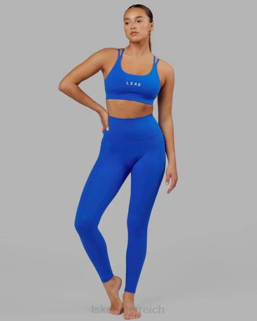 Z8RH668 LSKD Frauen Fusion-Leggings in voller Länge – kräftiges Blau Bekleidung