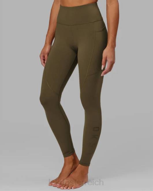 Z8RH676 LSKD Frauen Rep-Leggings in voller Länge – Armeegrün Bekleidung