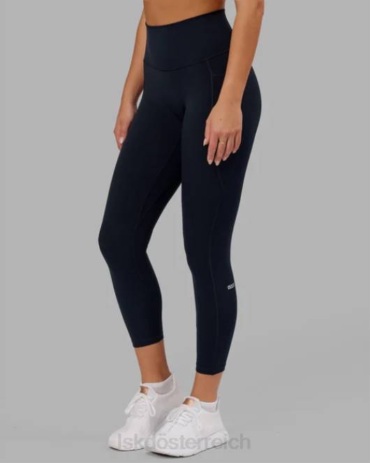 Z8RH679 LSKD Frauen Fusion-Leggings in 7/8-Länge – Marineblau Bekleidung