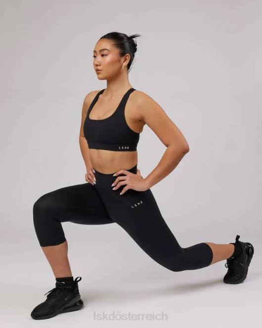 Z8RH701 LSKD Frauen Base 3/4-Leggings – Schwarz Bekleidung