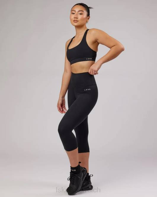Z8RH701 LSKD Frauen Base 3/4-Leggings – Schwarz Bekleidung