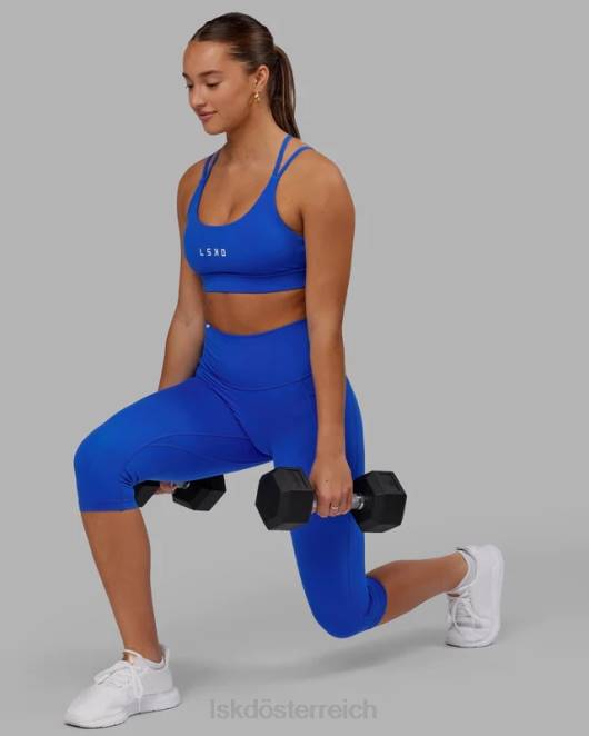 Z8RH705 LSKD Frauen Fusion 3/4 lange Leggings – kräftiges Blau Bekleidung