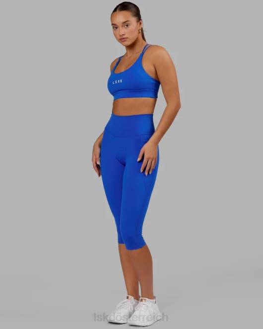 Z8RH705 LSKD Frauen Fusion 3/4 lange Leggings – kräftiges Blau Bekleidung