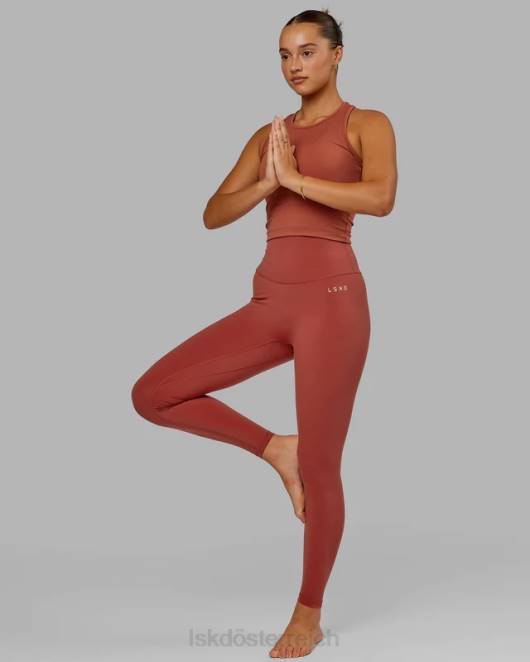 Z8RH711 LSKD Frauen Base 2.0-Leggings in voller Länge – Paprika Bekleidung