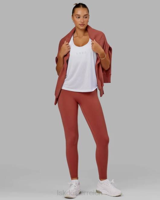 Z8RH711 LSKD Frauen Base 2.0-Leggings in voller Länge – Paprika Bekleidung