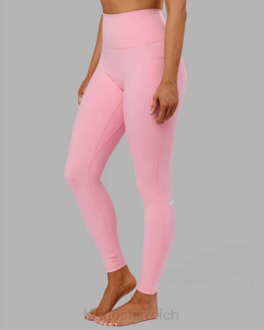 Z8RH712 LSKD Frauen Fusion-Leggings in voller Länge – rosa Zuckerguss Bekleidung