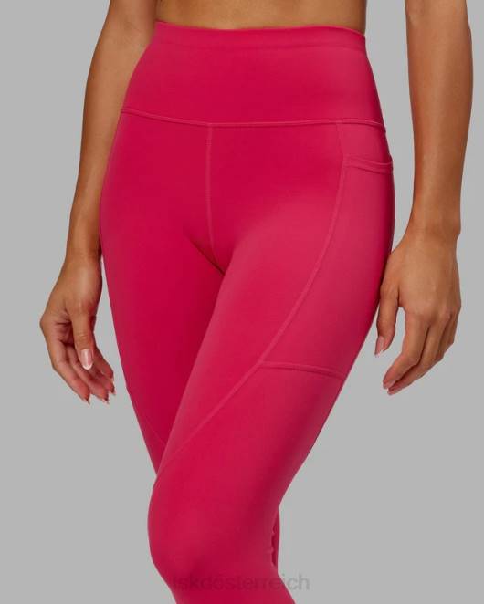 Z8RH717 LSKD Frauen Rips-Leggings in 7/8-Länge – Boysenberry Bekleidung