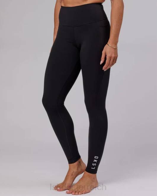 Z8RH720 LSKD Frauen Flux x-lange Leggings – Schwarz Bekleidung