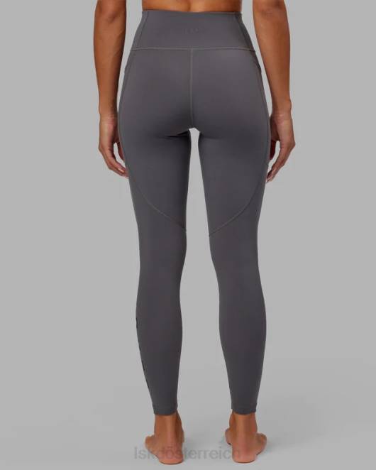 Z8RH723 LSKD Frauen Rep-Leggings in voller Länge – Asphalt Bekleidung