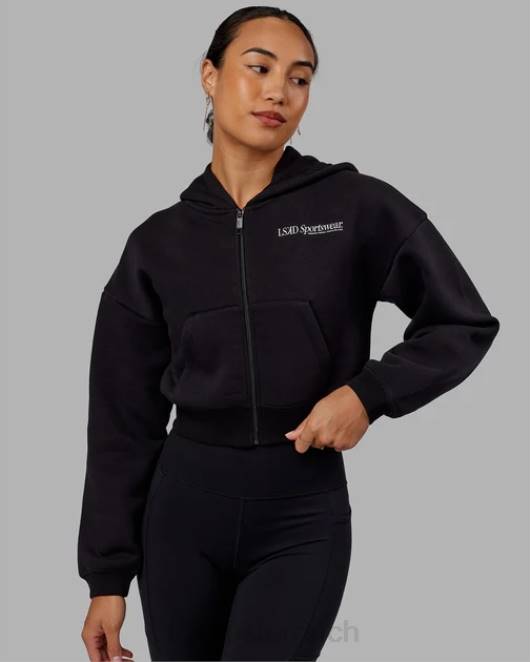 Z8RH376 LSKD Frauen Kapuzenpullover Motion – Schwarz Bekleidung
