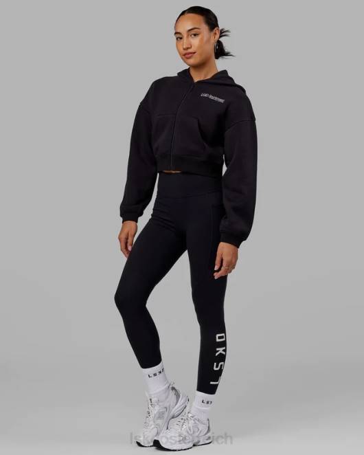 Z8RH376 LSKD Frauen Kapuzenpullover Motion – Schwarz Bekleidung