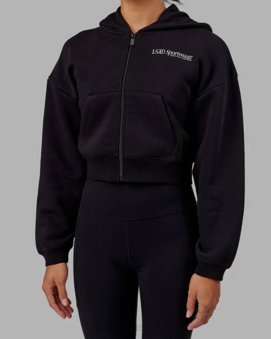 Z8RH376 LSKD Frauen Kapuzenpullover Motion – Schwarz Bekleidung