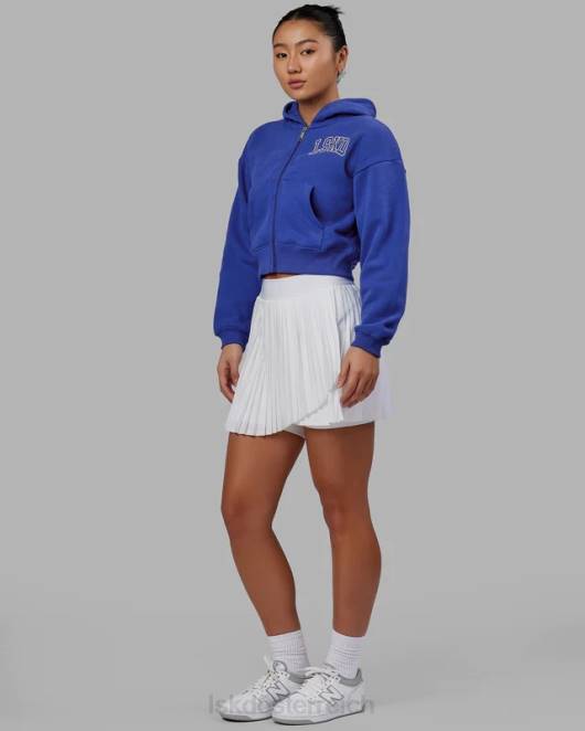 Z8RH379 LSKD Frauen Zunft-Kapuzenpullover – Power Cobalt-White Bekleidung