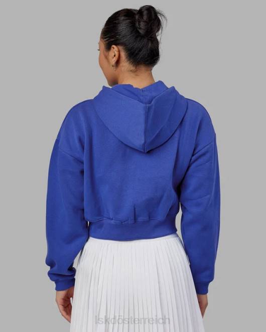 Z8RH379 LSKD Frauen Zunft-Kapuzenpullover – Power Cobalt-White Bekleidung