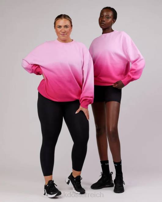 Z8RH400 LSKD Frauen Schrägpullover - Magenta Bekleidung